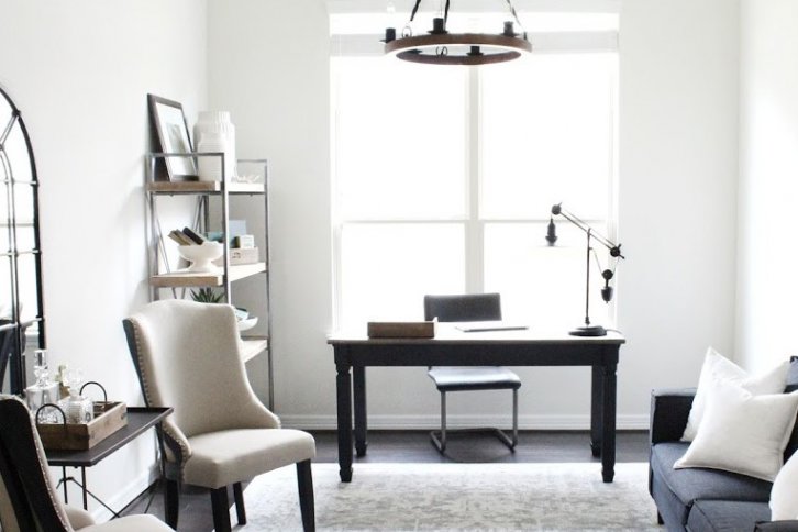 Modern farmhouse office